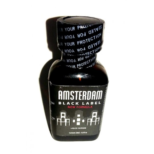 Poppers Amsterdam Black  label 24ml